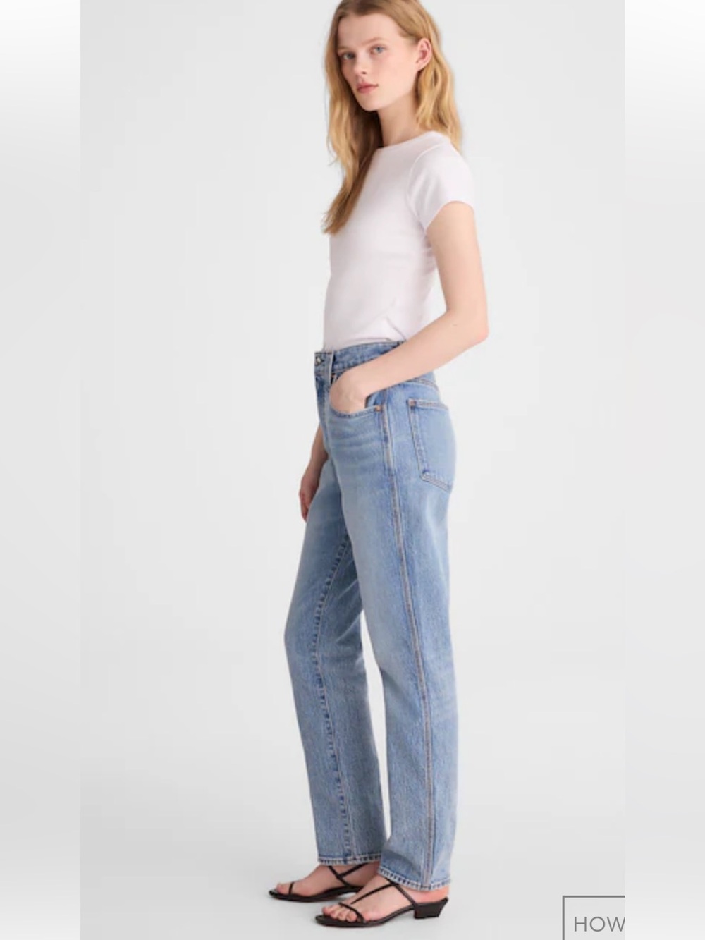 Madewell The Perfect Vintage Jean Light Wash Straight Leg Size 30W